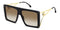 CARRERACarrera CA UNICA/SE 807/86 60 Women's Sunglasses - Black Frame, Brown Gradient LensesEYEWEAREcecile