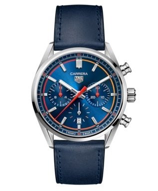 TAG HEUERTAG Heuer Carrera Calibre Heuer 02 CBN201D.FC6543 Men's Watch - Blue Dial, Leather StrapWATCHESEcecile