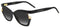 CAROLINA HERRERACarolina Herrera CH 0002/S 807/9O 53 Women's Cat - Eye Sunglasses - Black Frame, Grey Gradient LensesEYEWEAREcecile