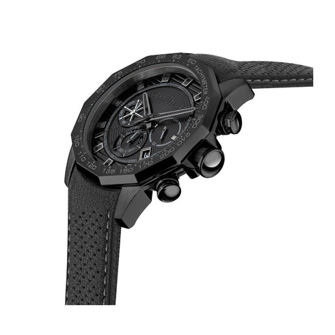 CERRUTI 1881Cerruti 1881 Molveno CIWGC2114003 Men's Quartz Watch - Black Ion - Plated Case, Black Dial, Leather StrapWATCHESEcecile
