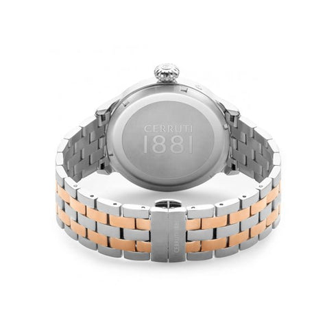 CERRUTI 1881Cerruti 1881 Dervio CIWGK2205702 Men's Quartz Watch - Two - Tone Stainless Steel, White DialWATCHESEcecile