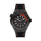 CERRUTI 1881Cerruti 1881 Ruscello CIWGN2207502 Men's Quartz Watch - Black Dial, Black Rubber StrapWATCHESEcecile