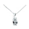 MILUNAMiluna CLD1649 - D30 Women's 18K White Gold Necklace with Diamond PendantJEWELRYEcecile