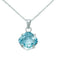 MILUNAMiluna CLD2090 Women's Necklace - 18K Yellow Gold with Blue Topaz PendantJEWELRYEcecile