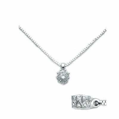 MILUNAMiluna CLD2169 - D30 Women's Diamond Pendant Necklace in 18K White GoldJEWELRYEcecile
