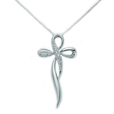MILUNAMiluna CLD3074X Women's Diamond Pendant Necklace in 18K White GoldJEWELRYEcecile