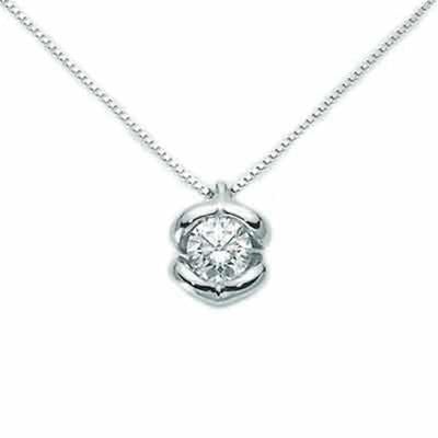 MILUNAMiluna CLD3228_010X Women's Diamond Pendant Necklace in 18K White GoldJEWELRYEcecile