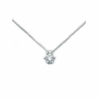 MILUNAMiluna CLD3310_005X Women's Diamond Pendant Necklace in 18K White GoldJEWELRYEcecile