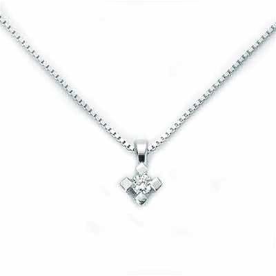 MILUNAMiluna CLD3609_014 Women's White Gold Necklace with 0.14 ct Diamond PendantJEWELRYEcecile