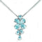 MILUNAMiluna CLD3699X Women's Aquamarine and Diamond Necklace in 18K White GoldJEWELRYEcecile