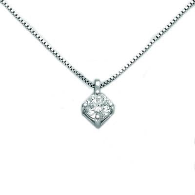 MILUNA: Miluna CLD3994_005 Necklace - 9kt White Gold with DiamondJEWELRYEcecile