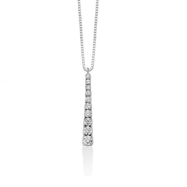 MILUNA: Miluna CLD4083 Necklace - 18K White Gold with Premium DiamondsJEWELRYEcecile
