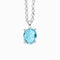 MILUNAMiluna CLD4346 Women's Necklace - 925 Silver with Blue Topaz GemstoneJEWELRYEcecile