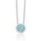 MILUNAMiluna CLD4368 Necklace - 925 Silver with Blue Topaz PendantJEWELRYEcecile