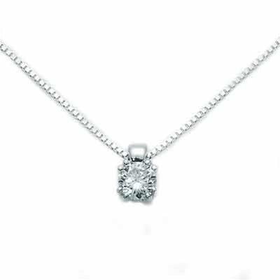 MILUNAMiluna CLD5029_030G7 Women's White Gold Necklace with 0.30 ct Diamond PendantJEWELRYEcecile