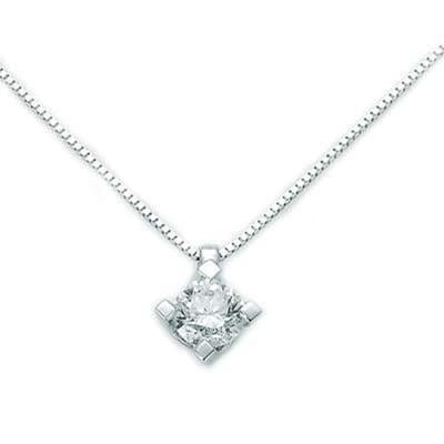 MILUNAMiluna CLD5065 - 020G7 Women's White Gold Necklace with 0.20 ct Diamond PendantJEWELRYEcecile
