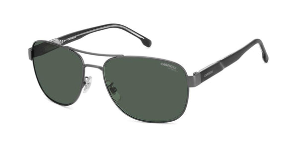 CARRERACarrera C FLEX 02/G/S R80 - QT 60 Men's Sunglasses - Matte Dark Ruthenium Frame, Green LensesEYEWEAREcecile