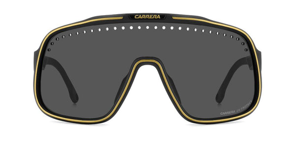 CARRERACarrera C SPORT 02/S I46/IR Unisex Sunglasses - Matte Black Gold Frame, Grey LensesEYEWEAREcecile