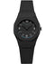 D1 MILANOD1 Milano Nanochrome Nano Glitter D1 - NCRJ01 Women's Watch - 32mm Black Polycarbonate Case, Black Silicone StrapWATCHESEcecile