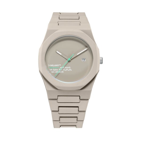 D1 MILANOD1 Milano Polycarbon Hot Stone PCBJ30 Unisex Watch - Taupe Polycarbonate, 40.5mmWATCHESEcecile