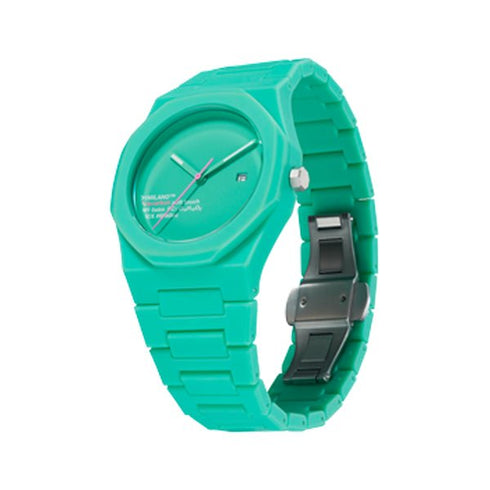 D1 MILANOD1 Milano Polycarbon Hot Aqua PCBJ31 Unisex Watch - Aquamarine Polycarbonate, 40.5mmWATCHESEcecile