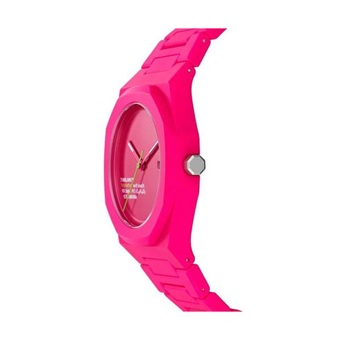 D1 MILANOD1 Milano Polycarbon Hot Pink PCBJ32 Unisex Watch - Fuchsia Polycarbonate, 40.5mmWATCHESEcecile