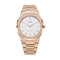 D1 MILANOD1 Milano Ultra Thin Rose Cloud UTBL09 Women's Watch - Rose Gold Stainless Steel, White Dial, 34mmWATCHESEcecile
