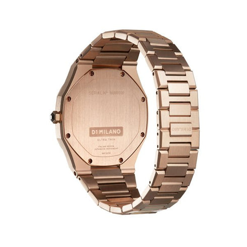 D1 MILANOD1 Milano Ultra Thin D1 - UTBU02 Men's Watch - Rose Gold, Forest Green DialWATCHESEcecile