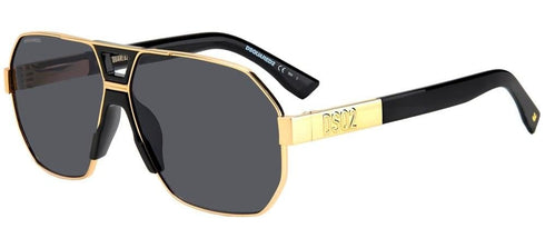 DSQUARED2Dsquared2 D2 0028/S V81T4 Men's Sunglasses – 63mm Dark Ruthenium Frame, Silver Mirror LensesEYEWEAREcecile