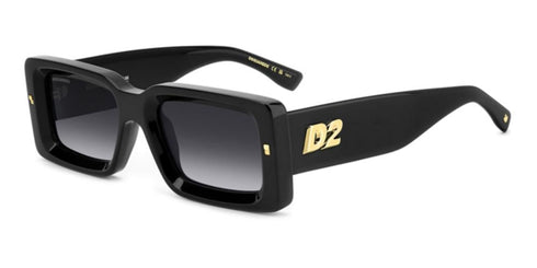 DSQUARED2Dsquared2 D2 0142/S 8079O Sunglasses – Black Frame, Grey Gradient LensesEYEWEAREcecile