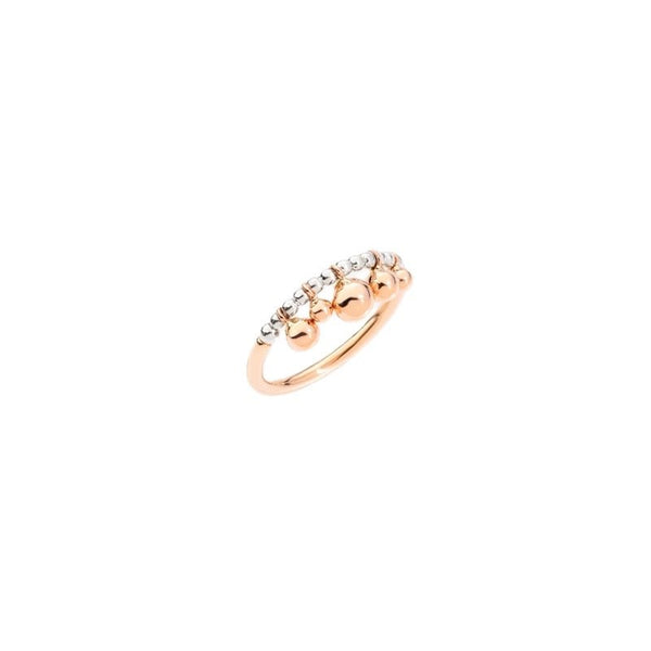 DODODoDo Bollicine Ring DAC0002BOLLI0009A - 9K Rose Gold & Sterling SilveJEWELRYEcecile