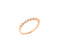 DODODoDo Bollicine Ring DAC1001BOLLIDB09R53 – 9K Rose Gold with 8 White Diamonds, Size 53JEWELRYEcecile