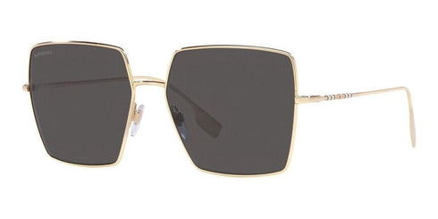 BURBERRYBurberry Daphne BE 3133 1109/87 58 Women's Sunglasses - Light Gold Frame, Dark Grey LensesEYEWEAREcecile