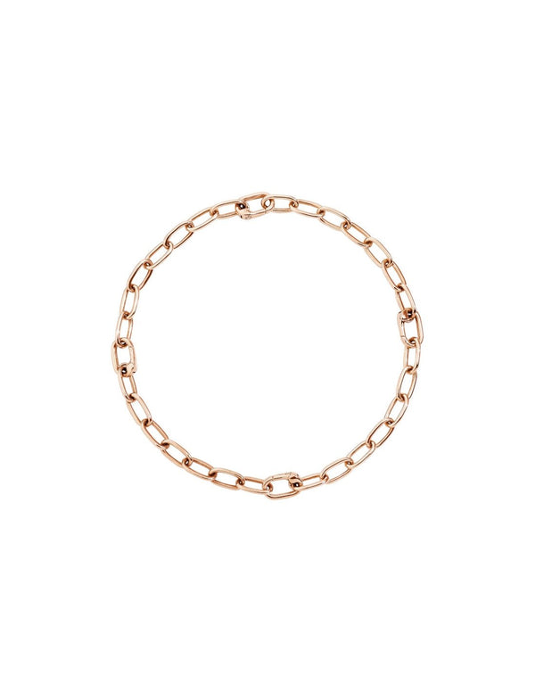 DODODoDo Essentials DBC1001CHAIN00RAGL Bracelet – 18K Rose Gold - Plated Silver, Openable LinksJEWELRYEcecile