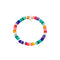 DODODoDo Rondelle Rainbow Bracelet DBC2004RONDERN0AGXXL – Silver & Recycled Plastic, XLJEWELRYEcecile