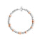 DODODoDo Rondelle Bracelet DBC4001RONDE00RAGL - Bicolor Rose Gold & Silver, 18.5 cmJEWELRYEcecile