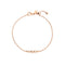 DODODoDo Bollicine Bracelet DBC4004BOLLIDB09RXXL – 9K Rose Gold with 3 White Diamonds (0.09 ct), Size XXLJEWELRYEcecile