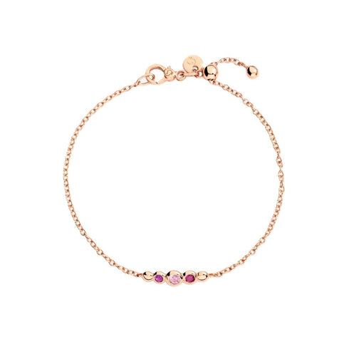 DODODoDo Bollicine Bracelet DBC4004BOLLIZRI9RXXL – 9K Rose Gold, Polished Bead Design, Size XXLJEWELRYEcecile