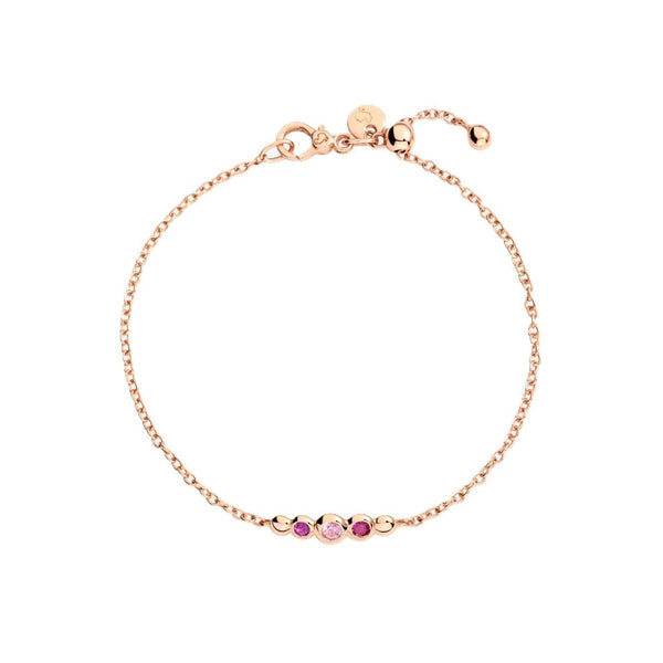 DODODoDo Bollicine Bracelet DBC4004BOLLIZRI9RXXL – 9K Rose Gold, Polished Bead Design, Size XXLJEWELRYEcecile