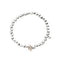 DODODoDo DBC5000HEART0009AXL Silver Heart Bracelet – Sterling Silver & 9K Rose Gold, Size XLJEWELRYEcecile