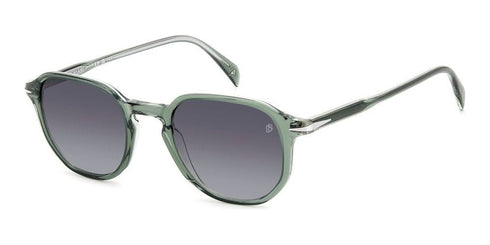 DAVID BECKHAMDavid Beckham DB 1140/S B59 - 9O 50 Men's Sunglasses - Green Crystal Frame, Dark Grey Shaded LensesEYEWEAREcecile
