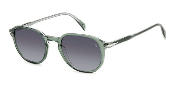 DAVID BECKHAMDavid Beckham DB 1140/S B59 - 9O 50 Men's Sunglasses - Green Crystal Frame, Dark Grey Shaded LensesEYEWEAREcecile