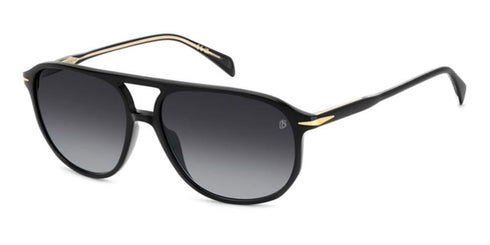 DAVID BECKHAMDavid Beckham DB 1159/S 807 - 9O 58 Men's Sunglasses - Black Frame, Dark Grey Shaded LensesEYEWEAREcecile