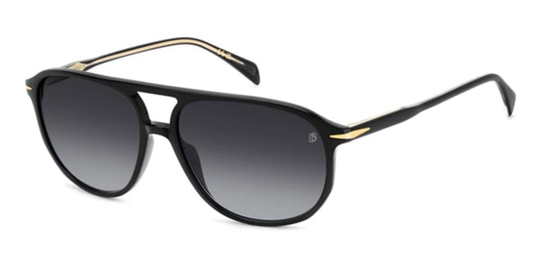 DAVID BECKHAMDavid Beckham DB 1159/S 807 - 9O 58 Men's Sunglasses - Black Frame, Dark Grey Shaded LensesEYEWEAREcecile