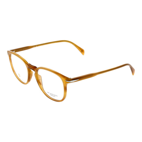 DAVID BECKHAMDavid Beckham DB 1160 B4L Eyeglasses – Yellow Horn Acetate, 49mmEYEWEAREcecile