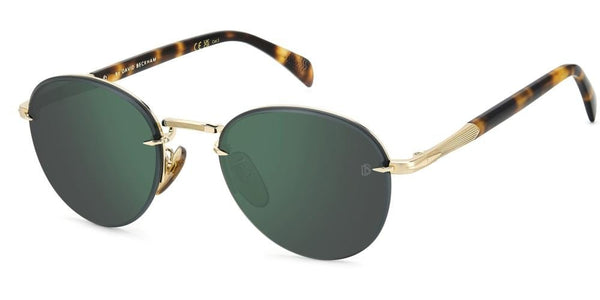 DAVID BECKHAMDavid Beckham DB 1173/S 06J/MT 51 Sunglasses - Gold Havana Frame, Green Mirror LensesEYEWEAREcecile