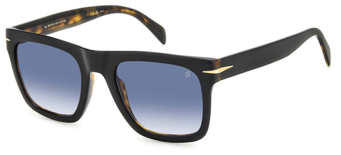 DAVID BECKHAMDavid Beckham DB 7000/S FLAT WR7/08 Men's Sunglasses - Black Havana Frame, Gradient Blue LensesEYEWEAREcecile