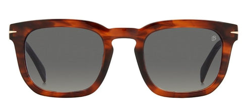 DAVID BECKHAMDavid Beckham Men's Sunglasses DB 7076/S EX4/9O 50 - Brown Horn Frame, Dark Grey LensesEYEWEAREcecile