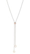 DODODoDo Bollicine Necklace DCC0003BOLLI0009A80 – 80cm Sterling Silver & 9K Rose Gold BeadsJEWELRYEcecile