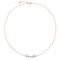 DODODoDo DCC5000HEART0009A40 Cuore Necklace – 9K Rose Gold & 925 Silver, 40cmJEWELRYEcecile